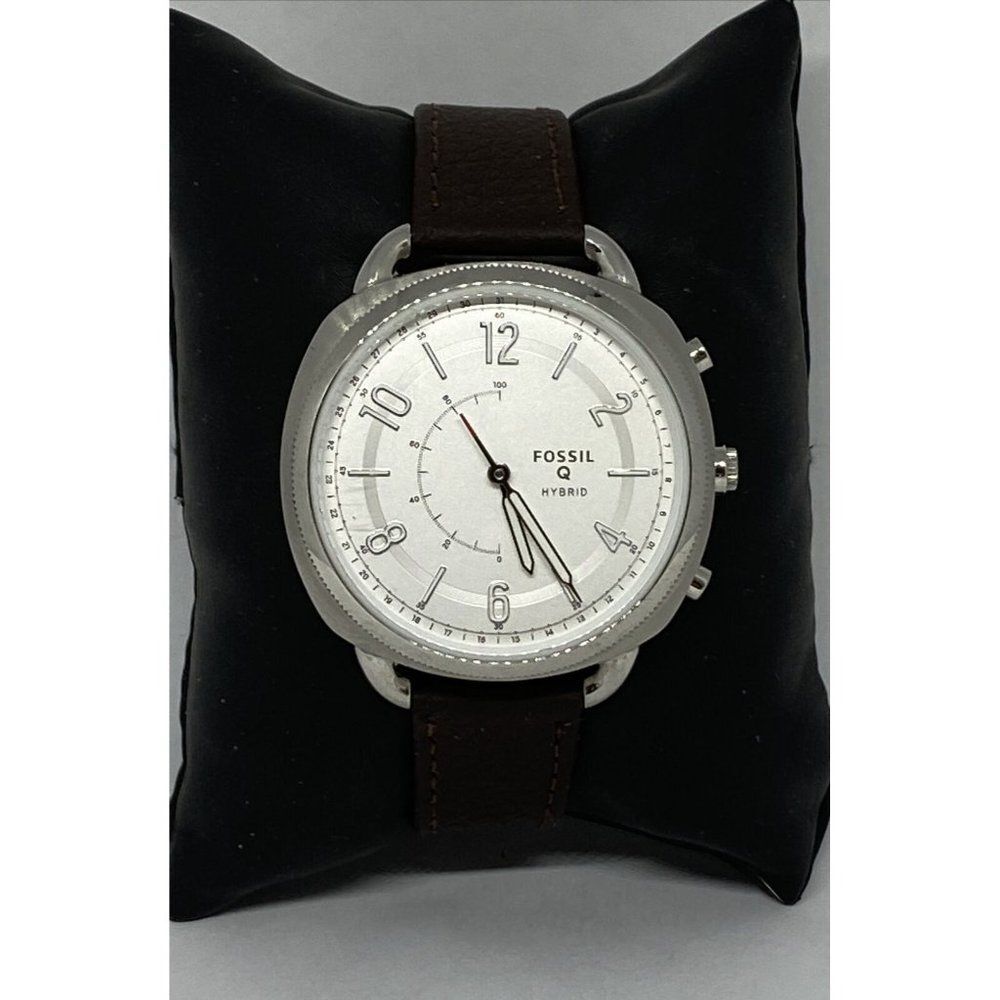 Fossil FTW1202 Women's Brown Leather Silver Analog
